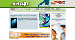 Desktop Screenshot of just4u.alliance-presse.info